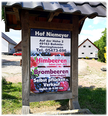 Himbeerhof-Niemeyer in Herringhausen